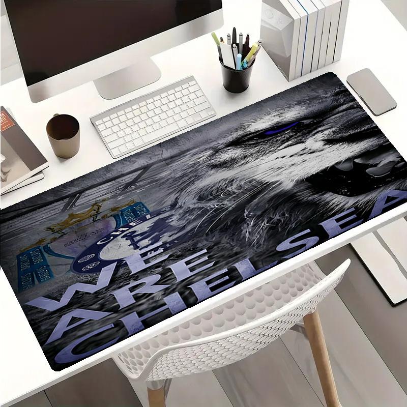 Chelsea FC logo Mouse Pad - Non-Slip Rubber Base, Smooth Surface for Work,Gaming,Office,And Home Use, Desk Mouse Pad