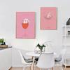 Funny Leg Lets Drink Pink Wine Cocktail Martini Posters Canvas Paintiing Nordic Wall Art Picture For Living Room Home Decor