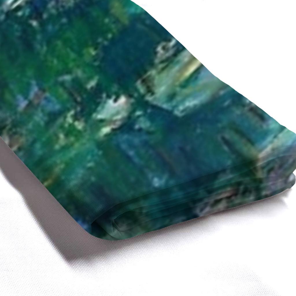 Water Lilies Monet Shower Curtain Landscape Bath Curtain With Hooks for Bathroom Waterproof Scenery