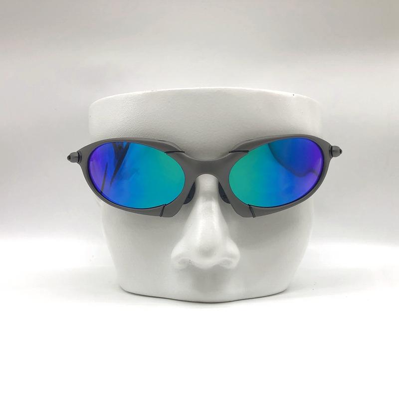 MTB Cycling Sunglasses UV400 Metal Bicycle Goggles for Men Riding Fishing Sports Eyewear