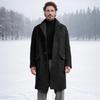 W magazynie: Męski Retro Jednorzędowy Długi Płaszcz Wełniany - Kolekcja Jesień/Zima