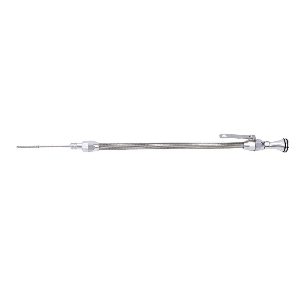 Universal Oil Pan Dipstick 20 Inch 1 4 Inch NPT Connector Accurate Flexible Stainless Steel Dipstick