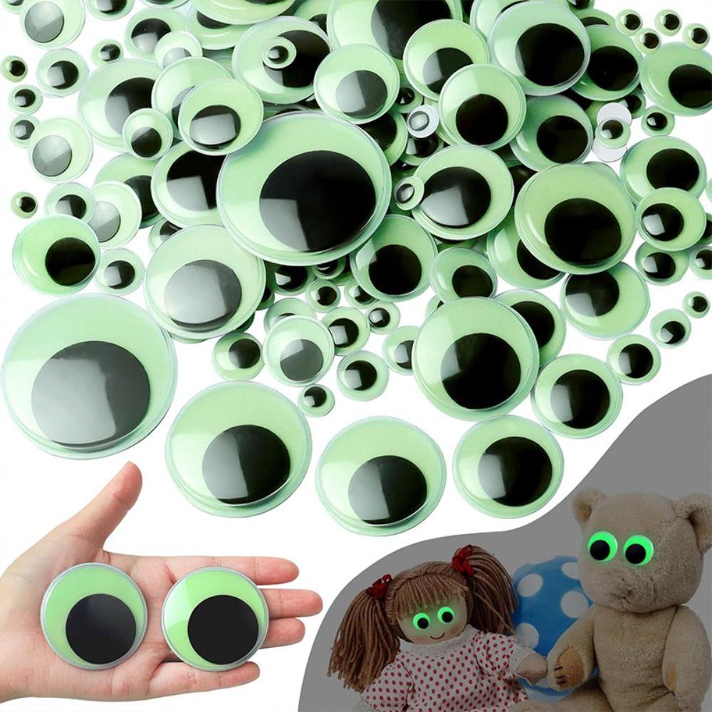 6PCS Self Adhesive Black White Googly Eyes Large Googly Eyeballs  for Halloween  Decoration
