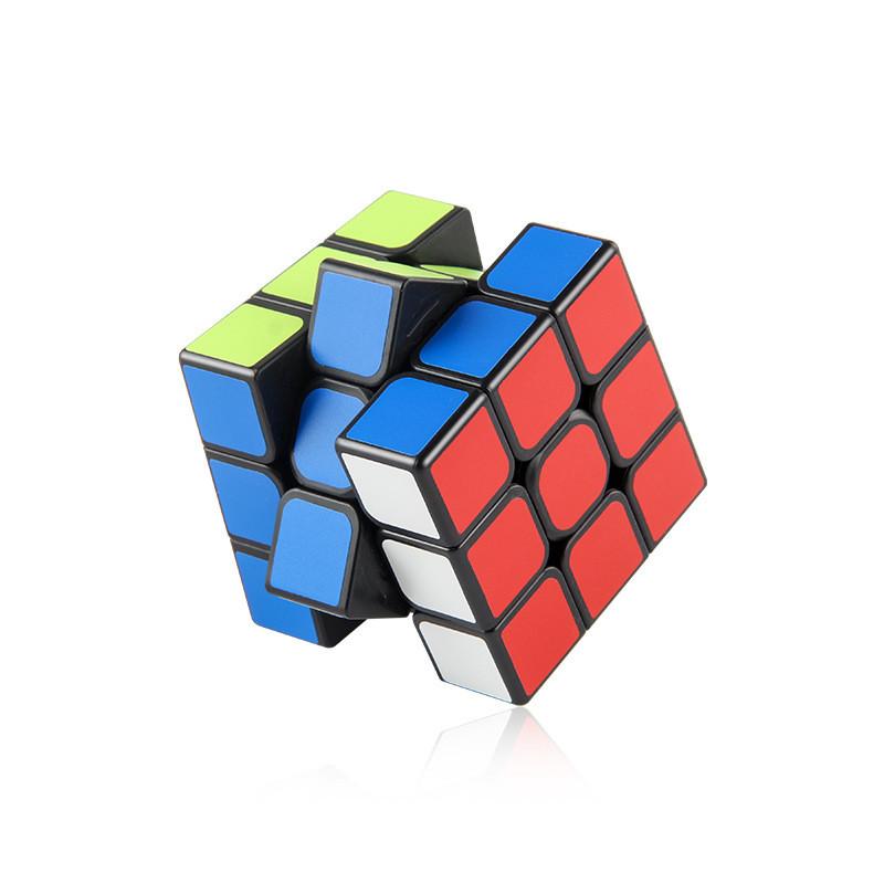 Educational And Fun 5.7cm Kids Magic Cube Toy Smooth Turning Abs Three Layer Puzzle