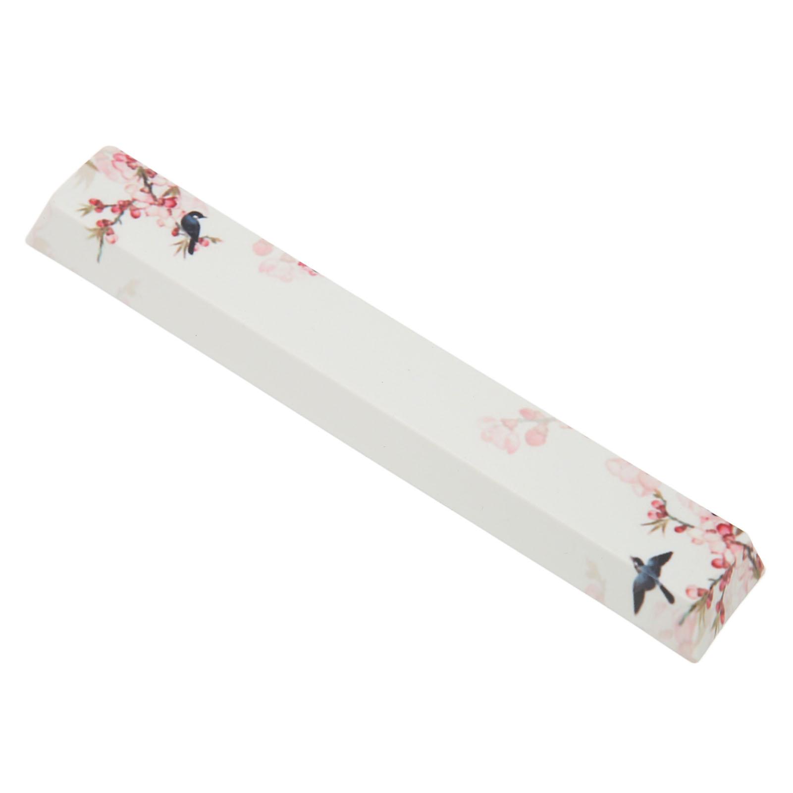 

Пробел Колпачок клавиши PBT Красочный Изысканный Цветочный узор Сделай сам Универсальная Замена для механической клавиатуры