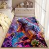 Colorful exotic iguana surrounded nature carpet Yoga living room room decor children's crawling mat doormat area rug