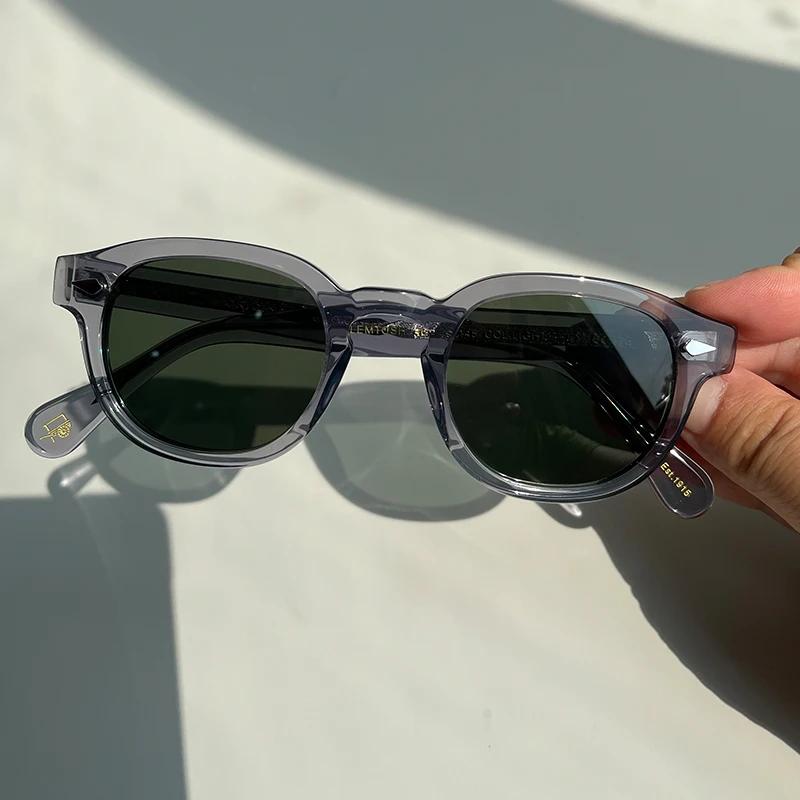 Occhiali da Sole di Alta Qualità Uomo Johnny Depp Lemtosh Occhiali da Sole Polarizzati Donna Marca di Lusso Montatura in Acetato Vintage