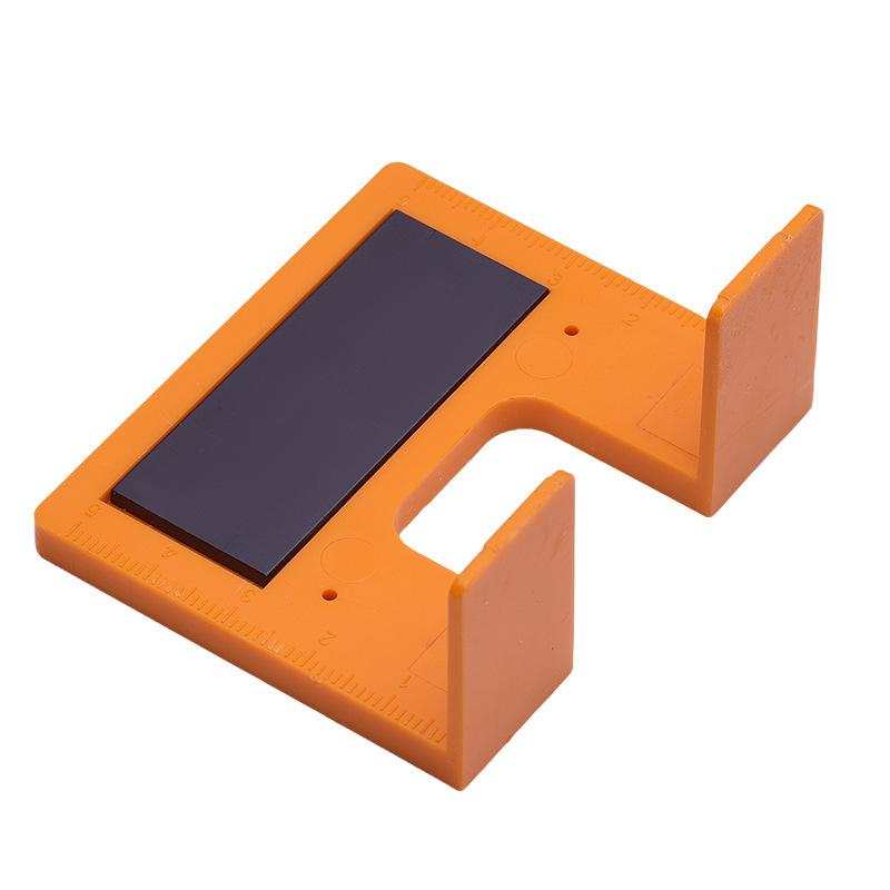 Magnetic Door Hinge Positioning Template: Quick Install & Drill Guide Tool