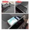 Dashboard Storage Box for BMW X3 X4 2020 ~ 2022 M Center Console Hidden Tray Behind Screen Accessories Silica gel