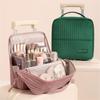 Standing-style Makeup Box, Large-capacity Portable Cosmetics Storage Box, Travel Makeup Bag, Ladies' Portable Cosmetics Box With Handle