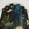Mystical Forest Flowers Shower Curtain - Nature Theme, Botanical Design, Greenery Bathroom Decor