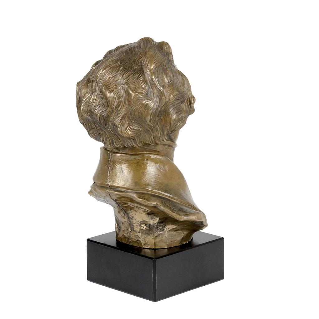 Felix Mendelssohn - marble bust, statuette of a famous person, decoration for office, school, and hotel by the Art-Dog brand