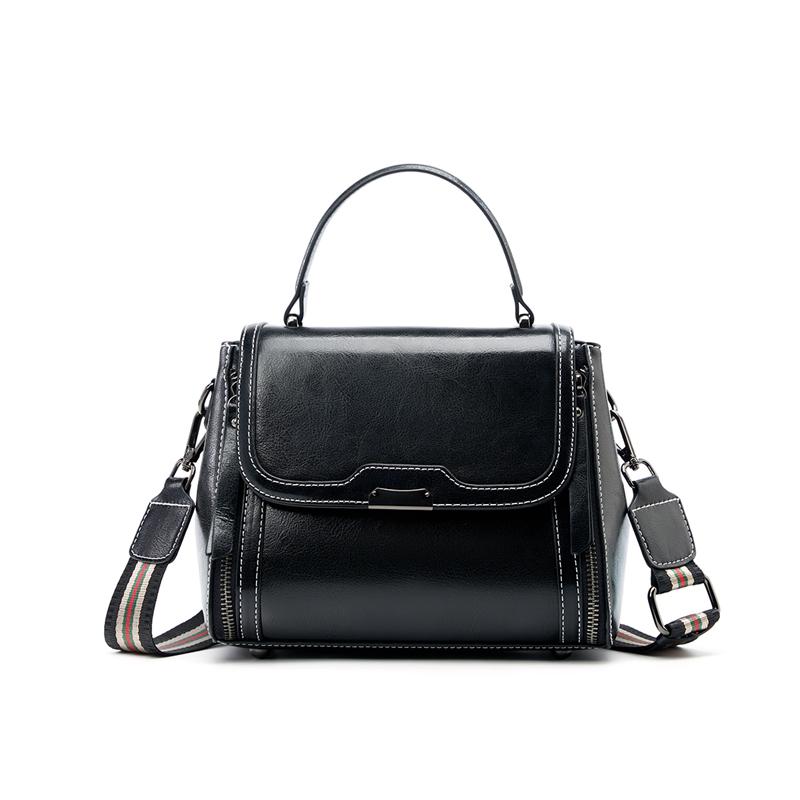 Vintage Women's Bag Luxury Designer Shoulder Bags Split Leather Cowhide Women Crossbody Bag  Female Handbags 2800