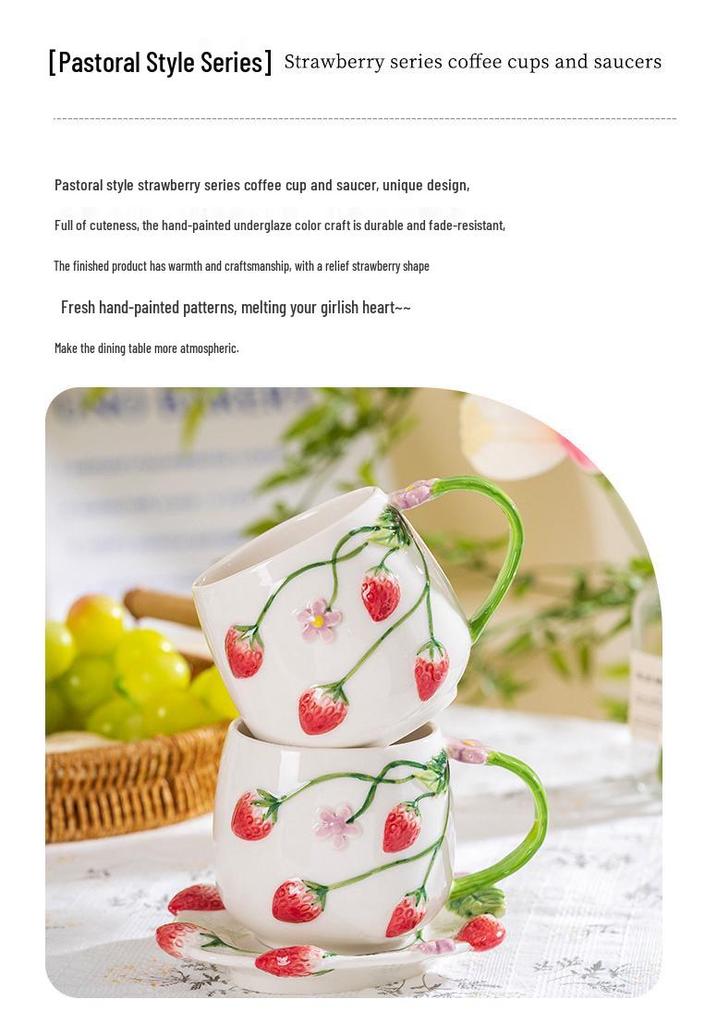 Hand-Painted Ceramic Coffee and Tea Cup for Girls – Stylish, High-Value Design