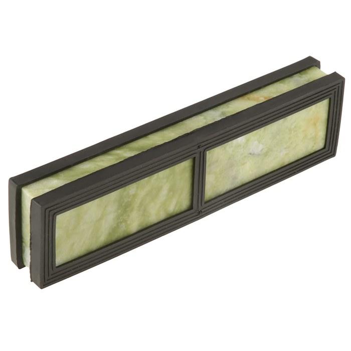 Whetstone Knife Sharpening Stone 10000 Grit with Non-Slip Base, Natural Emerald Finishing Stone 10000+