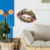Personalized Leopard Print Lip Print Bedroom Dressing Room Home Decoration and Beautification Wall Stickers