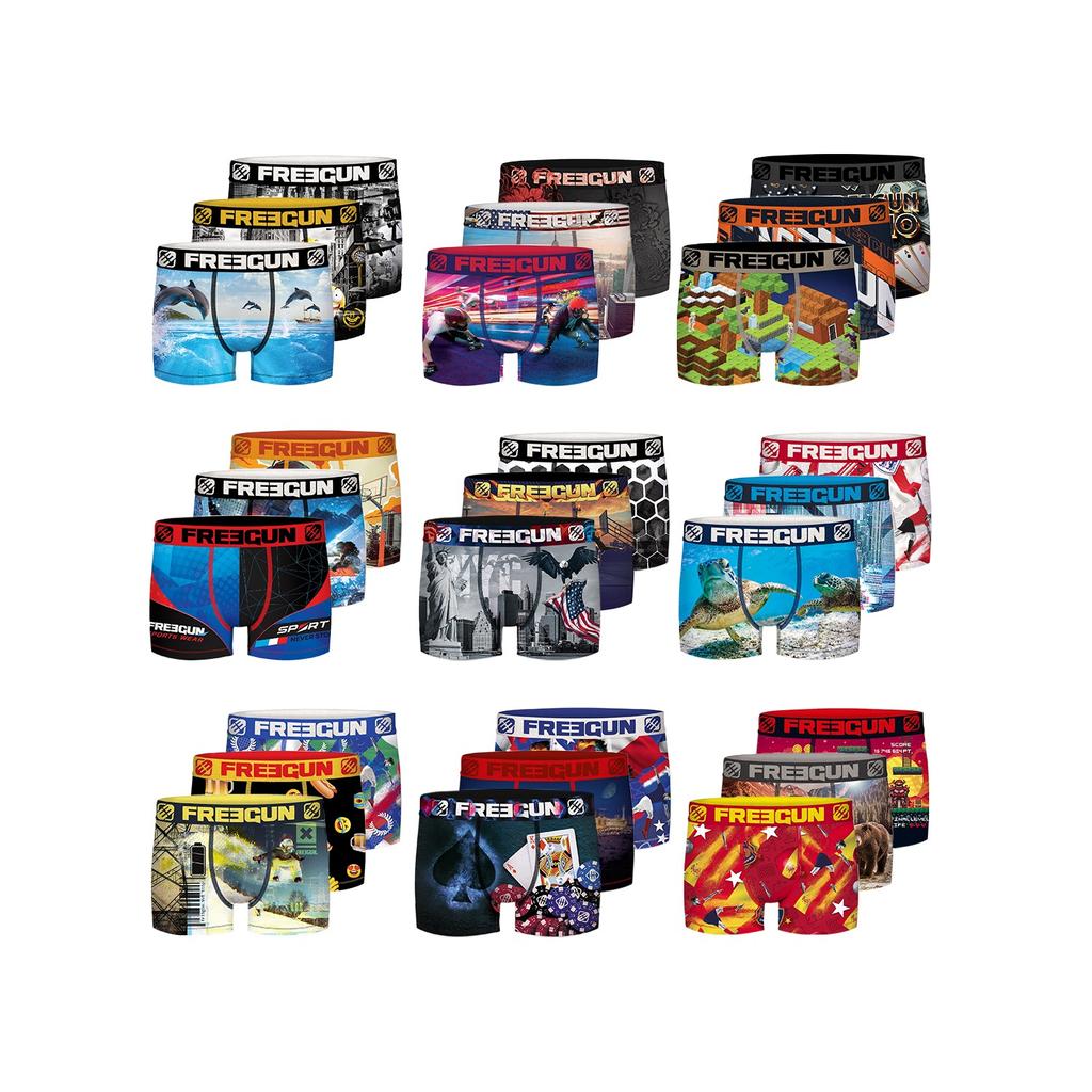 Pack Surprise de 3 Boxers microfibre homme