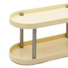 2-stufiges Badezimmer-Aufbewahrungsregal Make-up-Organizer Regale Arbeitsplatte Dusch-Caddy Regal für Gewürze