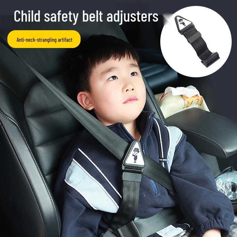 Child Car Seat Belt Anti-Neck Pinch Adjuster - Triangle Shoulder Protector