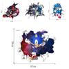 Sonic The Hedgehog Muursticker Cartoon Decor Voor Kinderkamer Muurkunst