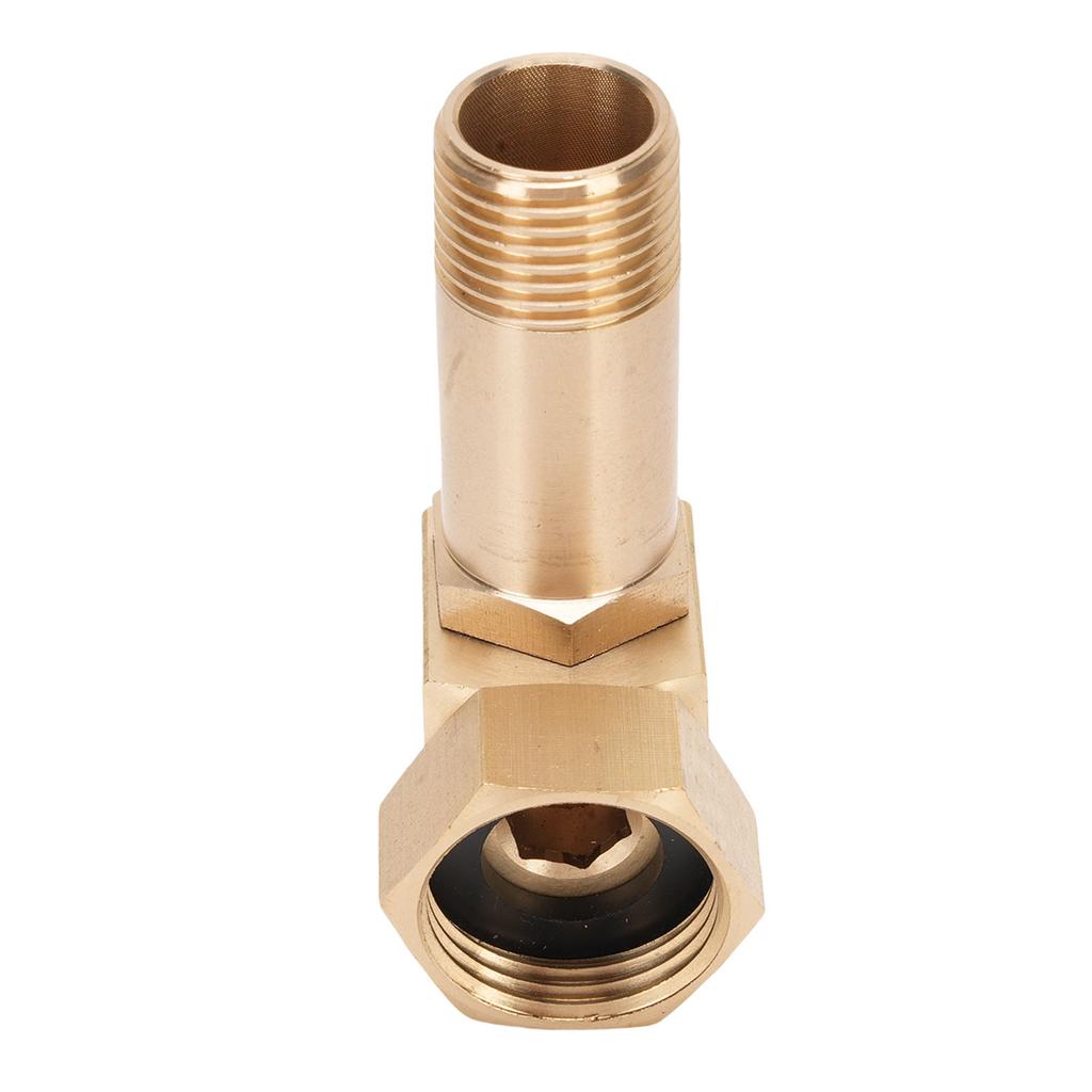 Gartenschlauchadapter 1 Zoll GHT Zinklegierung Gartenschlauchwickler-Anschluss Schwenkbarer Winkelverbinder
