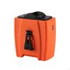 Rechargeable Attachable Fan 8000 mAh WaistAttached Type C Charging Cooling Device Orange