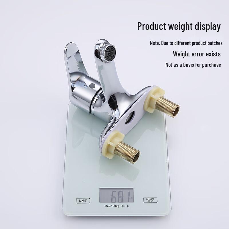 LELSDAN LD5422 Dual-Hole Basin Faucet