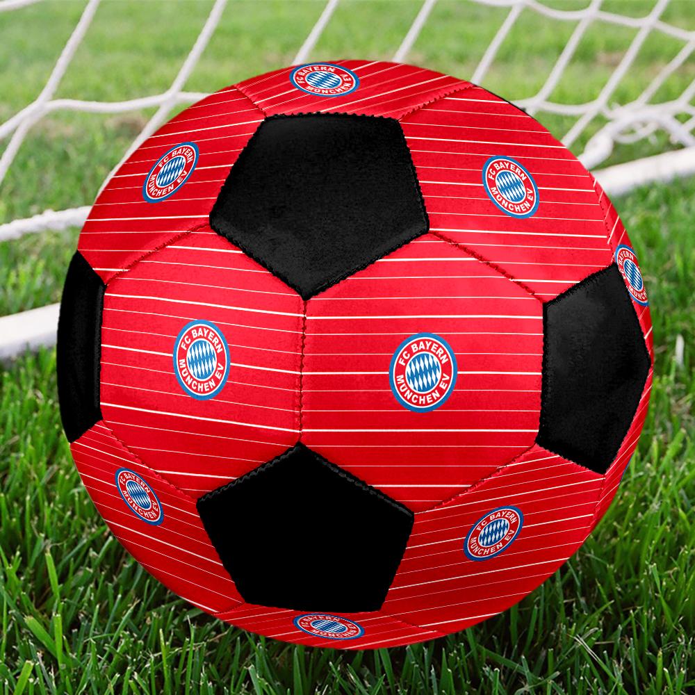 TAGLIA 5 Pallone da Calcio FC Bayern München Colorato Per Tutte le Età Cucito a Macchina PVC Pronto per la Competizione Resistente Alto Rimbalzo