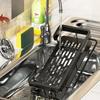 Raum Aluminium Küche Lagerung Rack Waschbecken Abfluss Rack Schwamm Organizer Hängen Seife Abtropffläche Regal Korb Bad Shampoo Regale