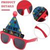 6 Pairs Birthday Party Glasses Birthday Props Funny Sunglasses For Party Favors