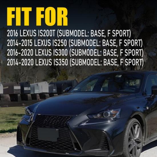 2X Left Right Rear Bumper Reflector Light For 14-20 Lexus IS250 IS350 IS300 EXV