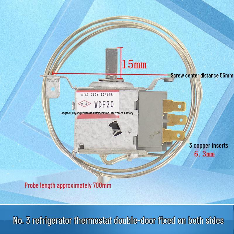 

Універсальний термостат холодильника WDF20: Механічний регулятор температури, повністю автоматичний з оригінальним інтелектуальним перемикачем.
