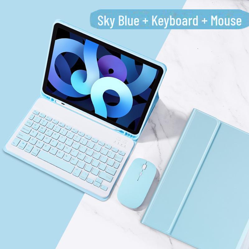 iPad 10.2/Pro 11 Keyboard Case, Air 4 Silicone & Leather Cases. Suitable for 9.7 inch Air and Air 4.