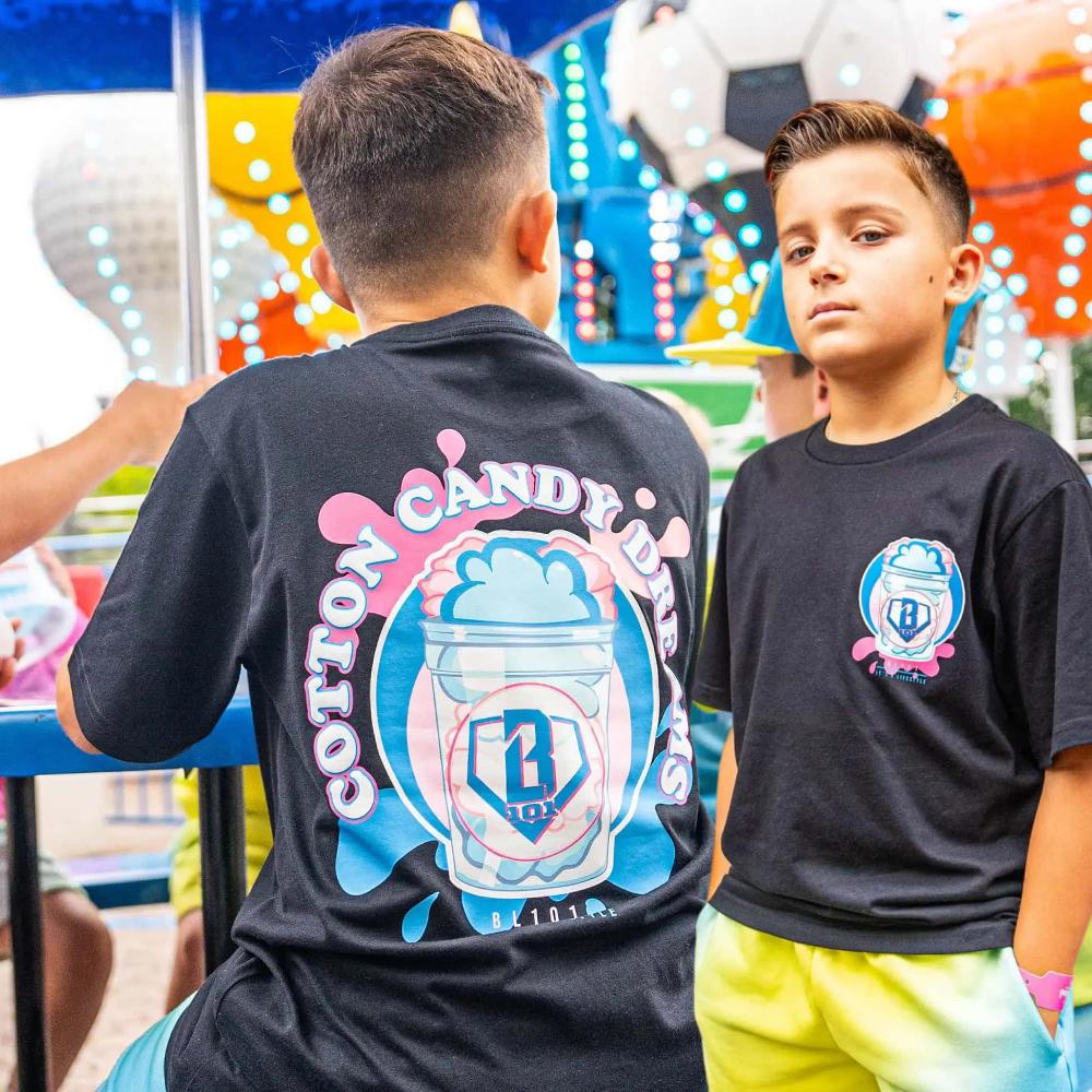 

Baseball Life Summer Latest Candy Print #101# Theme Children s Breathable Sports and Leisure Short-sleeved T-shirt 100