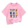Summer Kids Game Incredibox Tshirt Cute Sprunki Cartoon Tops Baby Girls Spring O-Neck TeeChildren Short Sleeve Shirt Clothes