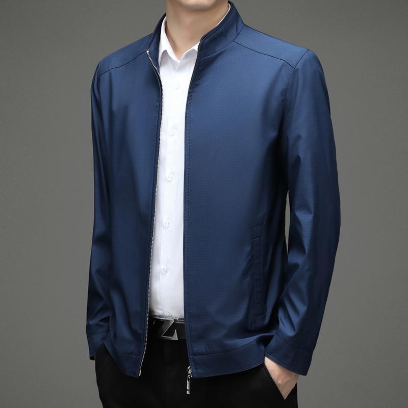 Jacket Men's Spring Middle-aged Dad Clothes Loose Casual Fashion Jacket