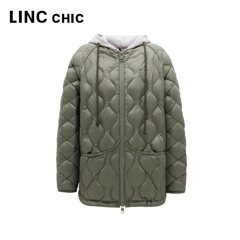 Jinyujie Women's Lightweight Hooded Down Jacket