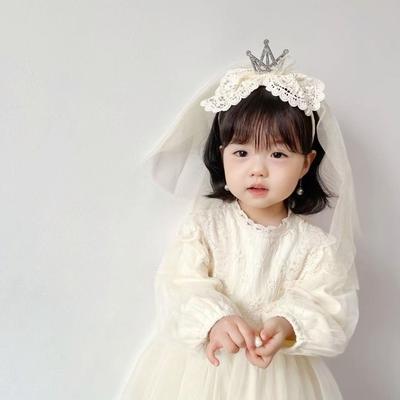 Gauze Birthday Hairband Mesh Girls Hair Hoop Funny Happy Birthday Headband  Party