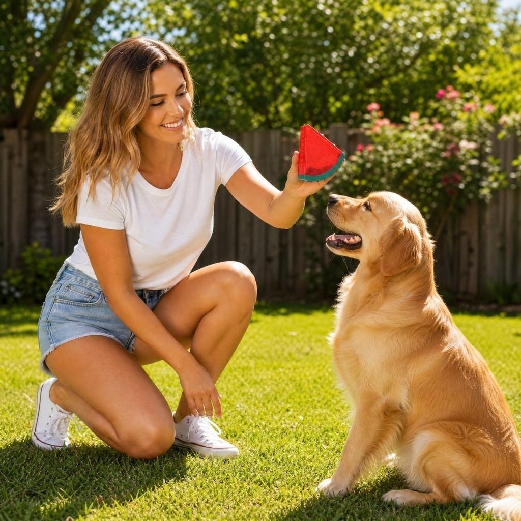 Squeaky Dog Toy Shape TPR Rubber for Chewing Interactive Play