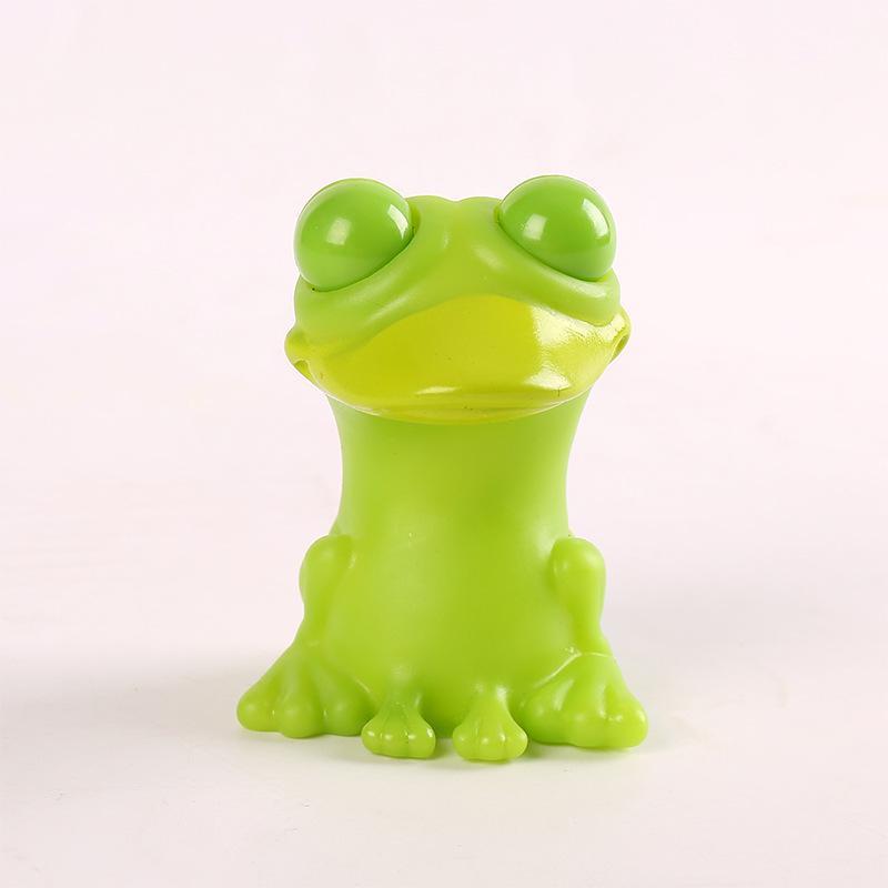 

ПВХ мультяшное животное маленькая свинья желтая утка с закрытыми глазами офисная игрушка для снятия давления сжимаемый мяч украшение для гостиной Frog