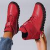 New Women Boots Comfortable Flat Ankle Boots Luxury Casual Thickened Warm Shoes Fashion Handmade Cotton Shoes Women 36-43