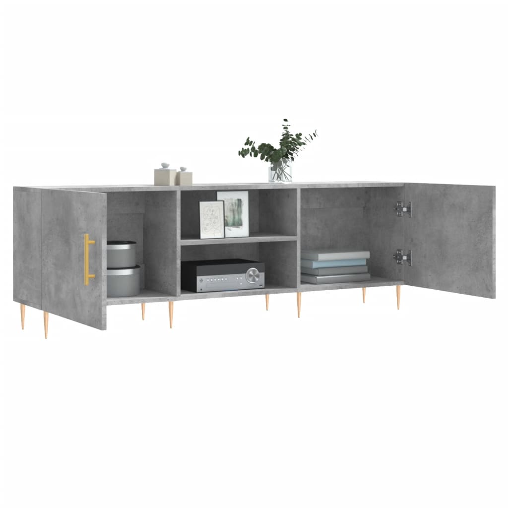 TV Cabinet, Concrete Grey, 150X30X50 Cm