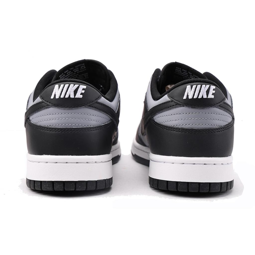 Nike Dunk Coverage Slip Resistant Low top Skateboard Shoes Unisex Black Gray DD1391-100(Team-59)
