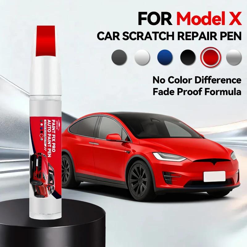 Car Exclusive Purpose Car Scratch Paint Pen Deep Scratch Repair Removal For Tesla Model X White Black Red Silver Blue Grey Scrat