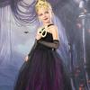 Girls' Halloween Vampire Costume Dress With Puffy Skirt Ursula Inspired Cosplay Outfit