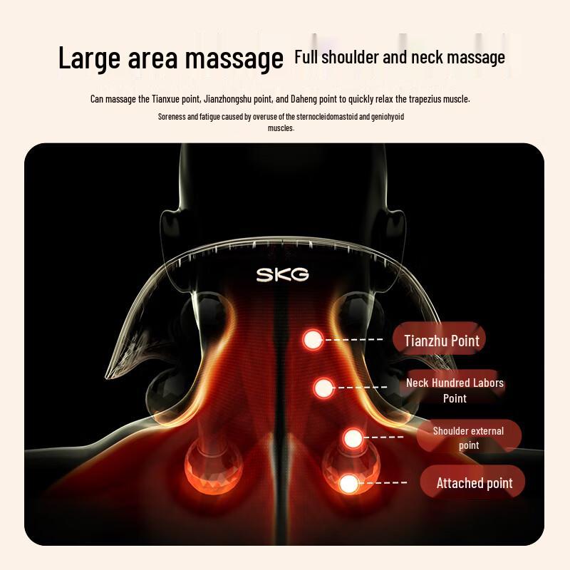 SKG H5 Series Shoulder and Neck Massager CN Plug (adapter Included)