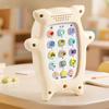 Kids Cartoon Pig Phone Adjustable 15 Songs Storytelling Early Buttons Children Toy Volume Education Learning Mobile