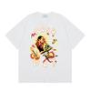 Streetwear Graphic T-Shirt Men Women Loose Fit Short Sleeve Cotton Tee