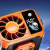 High Speed Waist Hanging Cooling Fan, USB Rechargeable 12000mAh Portable Personal Fan with 150 Levels for Outdoor Travel