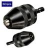 Quick Change Keyless Drill Bit Chuck Hex Shank Adapter Converter Tool